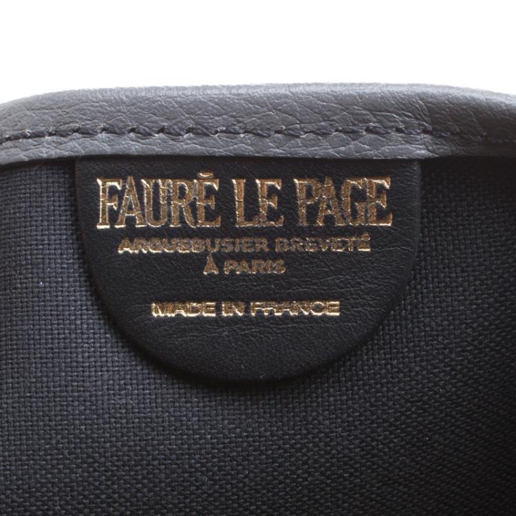 Pre Owned Fauré Le Page Grey Monogram Canvas Daily Battle Tote