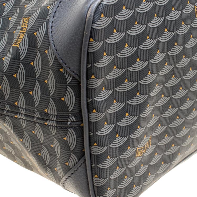 Pre Owned Fauré Le Page Grey Monogram Canvas Daily Battle Tote