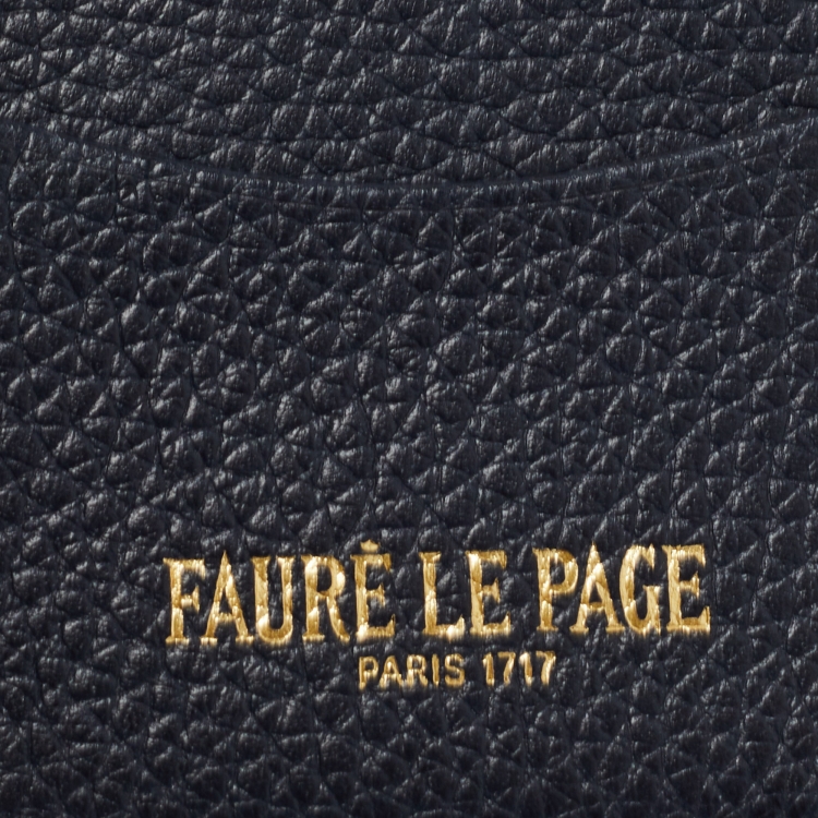Pre Owned Faure Le Page Multicolor Coated Canvas and Leather Card Case