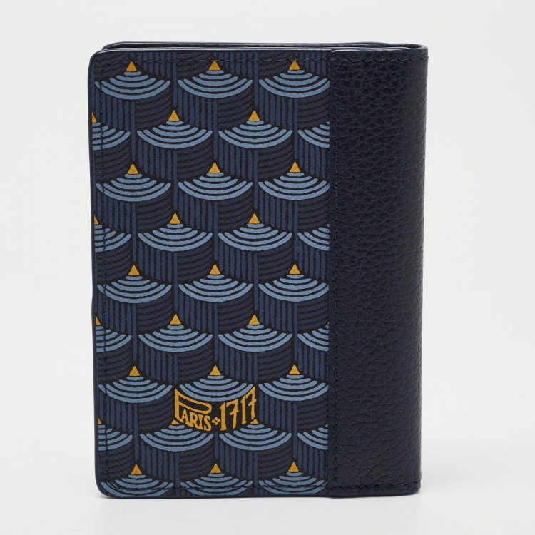Pre Owned Faure Le Page Multicolor Coated Canvas and Leather Card Case