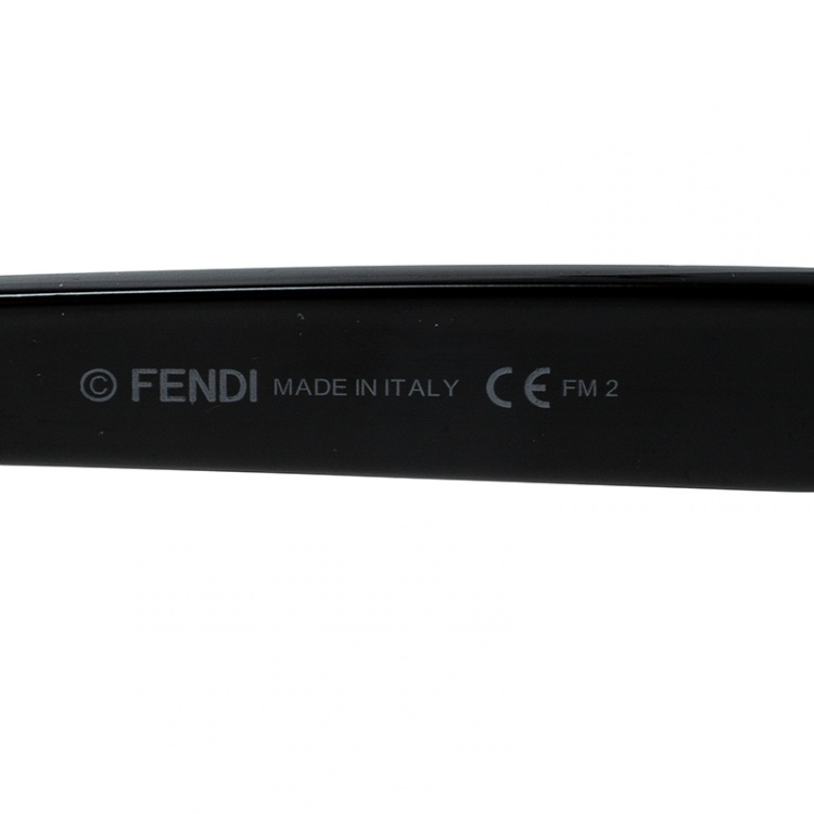 Pre Owned Fendi Black/Black Gradient FF0238S Cat Eye Sunglasses