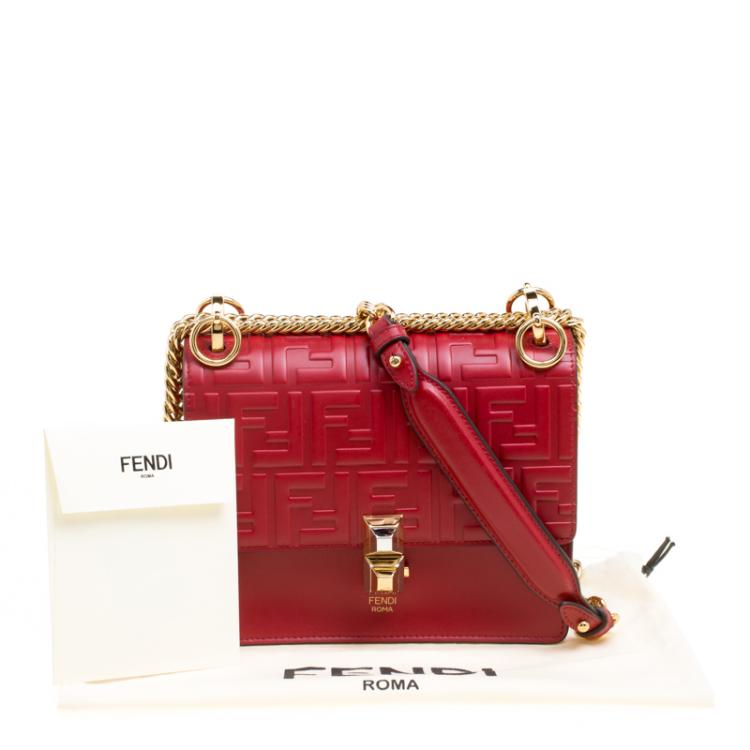 fendi kan i red bag