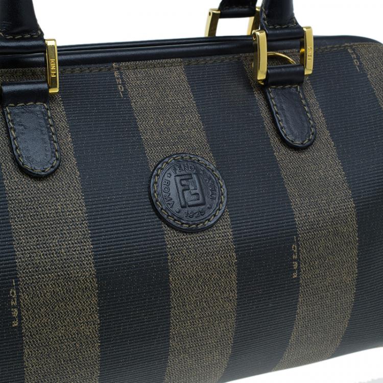 مملوكة مسبقًا Fendi Black Pequin Tote boston Bag