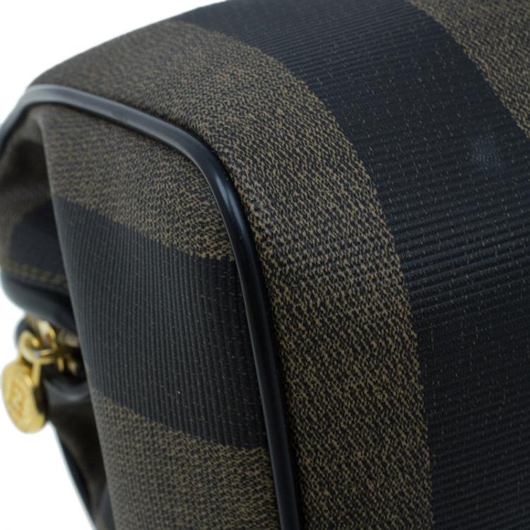 مملوكة مسبقًا Fendi Black Pequin Tote boston Bag