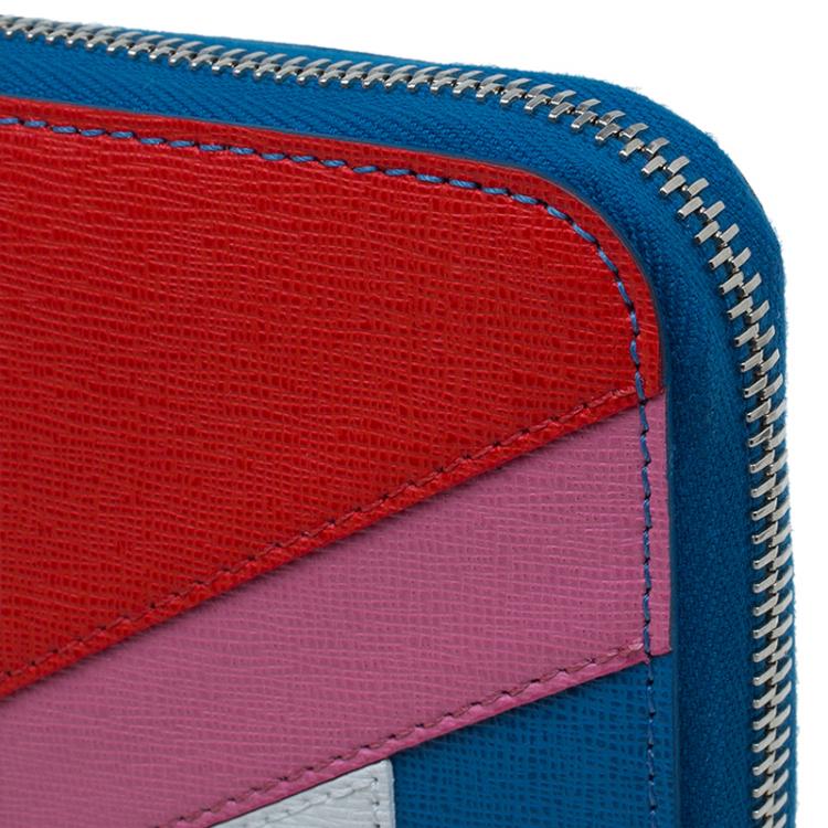مملوكة مسبقًا Fendi Multicolor Leather Monster Flat Clutch