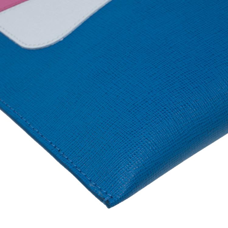 مملوكة مسبقًا Fendi Multicolor Leather Monster Flat Clutch