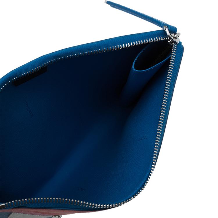 مملوكة مسبقًا Fendi Multicolor Leather Monster Flat Clutch