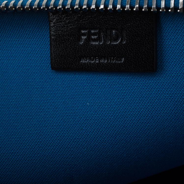 مملوكة مسبقًا Fendi Multicolor Leather Monster Flat Clutch
