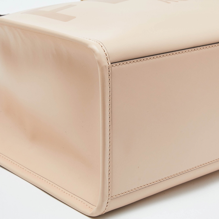 مملوكة مسبقًا Fendi Pink Leather Medium Sunshine Shopper Tote