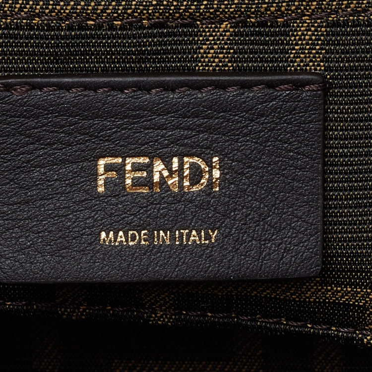 Pre Owned Fendi Pink Leather Mini By The Way Bag