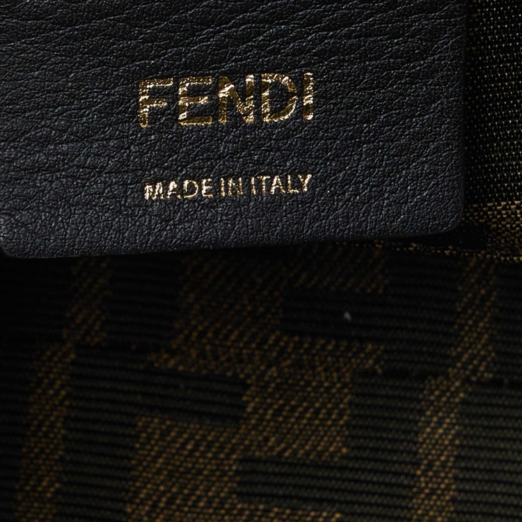 Pre Owned Fendi Neon Green Leather Mini By The Way Bag