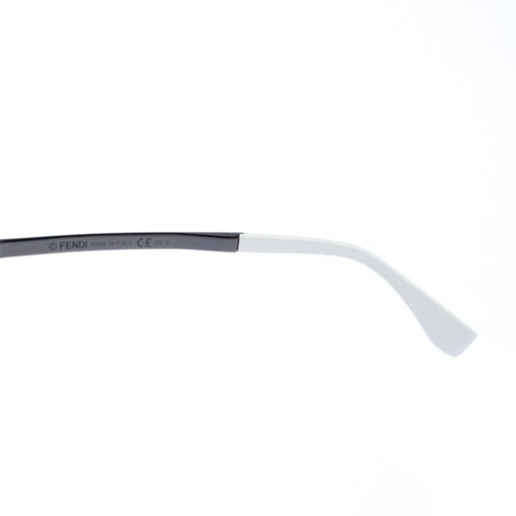 Pre Owned Fendi Clear Jungle/Dark Gradient FF 0179/S Cateye Sunglasses