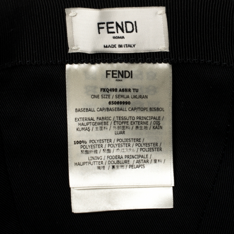 Pre Owned Fendi Brown Canvas Fendirama Baseball Cap (One Size)