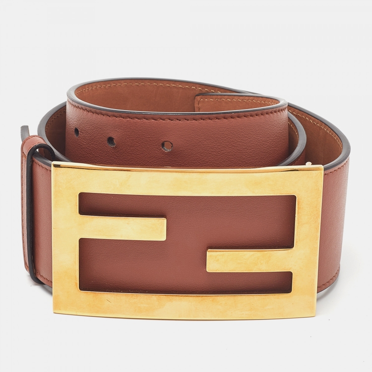 fendi brown belt