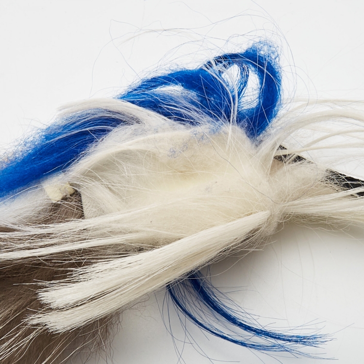 مملوكة مسبقًا Fendi Multicolor Fur and Leather Karlito Bag Charm
