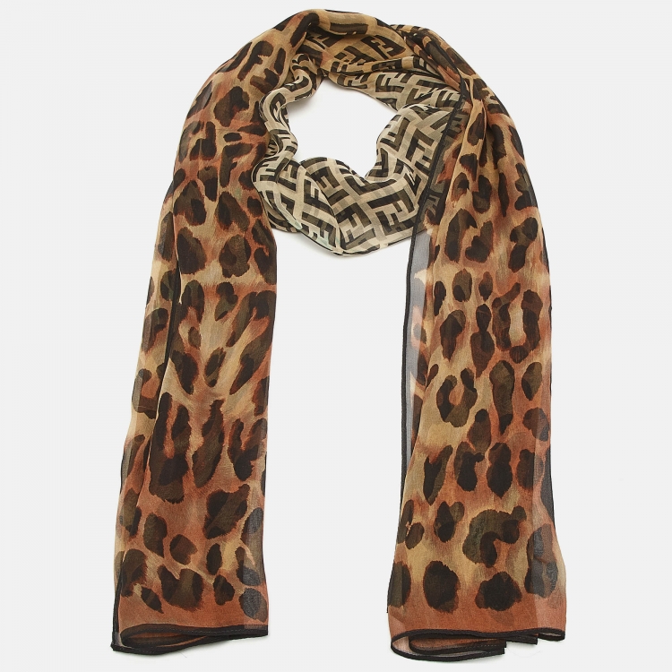 通販廉価Fendi sheer logo scarf 小物