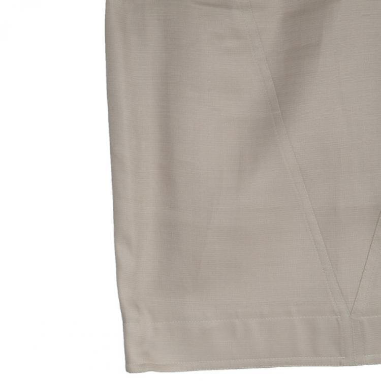 مملوكة مسبقًا Fendi Collarless Silk Skirt Suit M