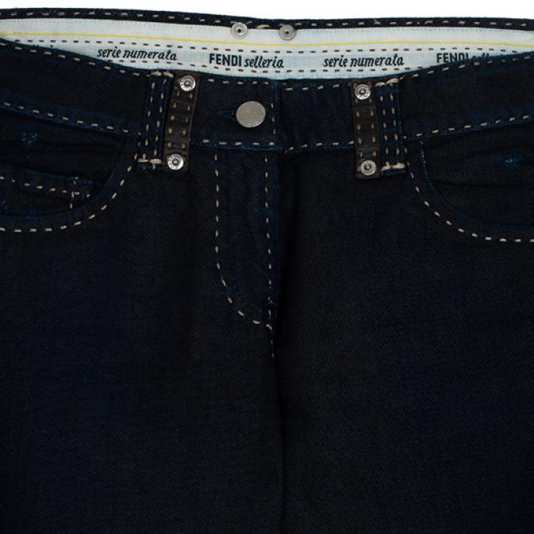 Pre Owned Fendi Denim Jeans S