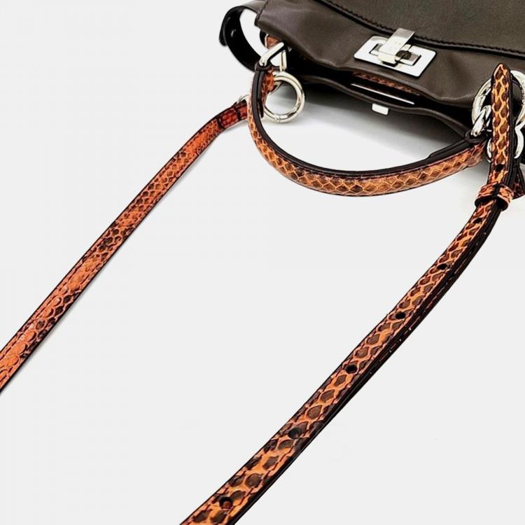 Pre Owned Fendi Peekaboo Mini Bag