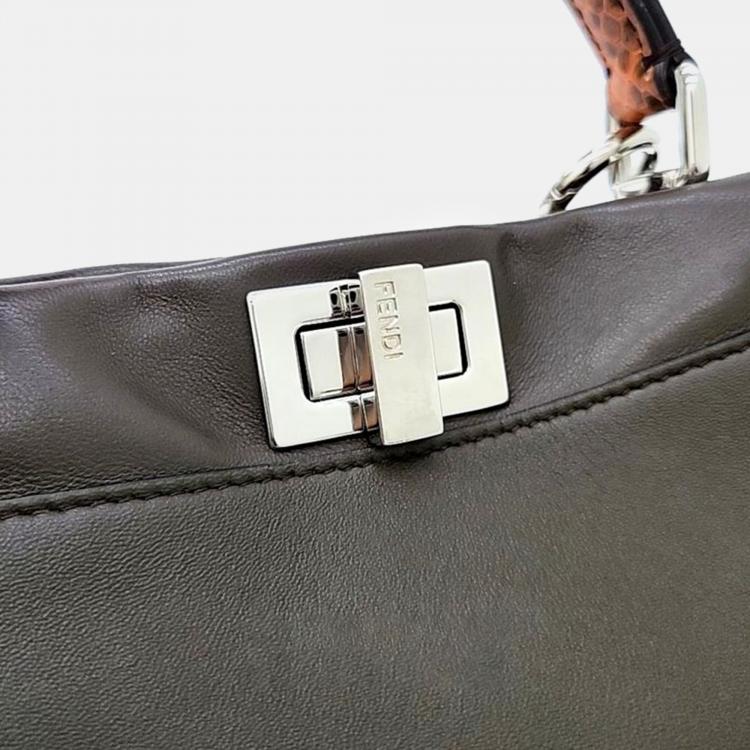 Pre Owned Fendi Peekaboo Mini Bag