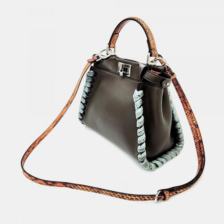 Pre Owned Fendi Peekaboo Mini Bag