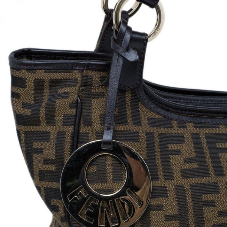 Pre Owned Fendi Zucca Chef Shopper Tote