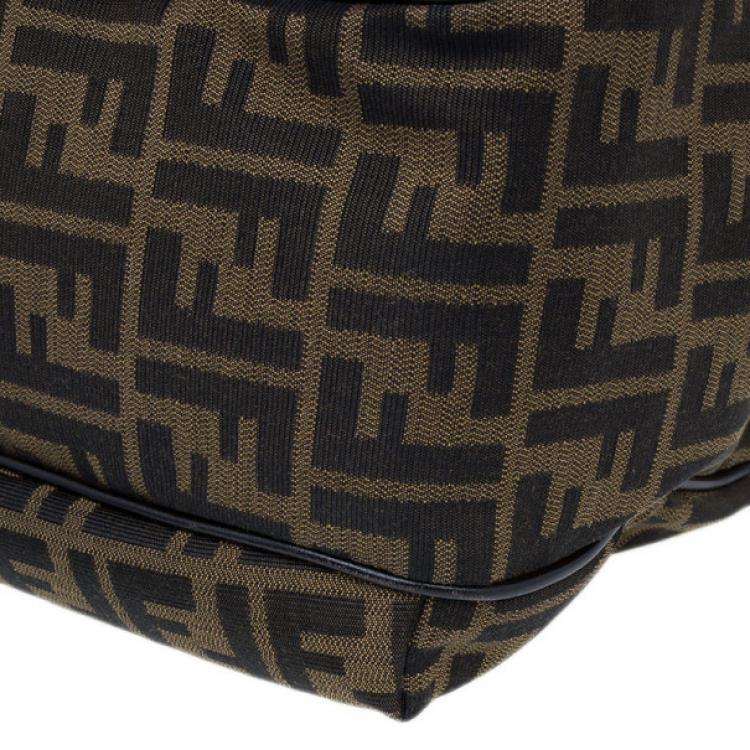 Pre Owned Fendi Zucca Chef Shopper Tote