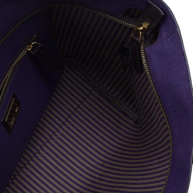 Pre Owned Fendi Brown Zucca Coated Canvas Spalmati Roll Shopper Tote