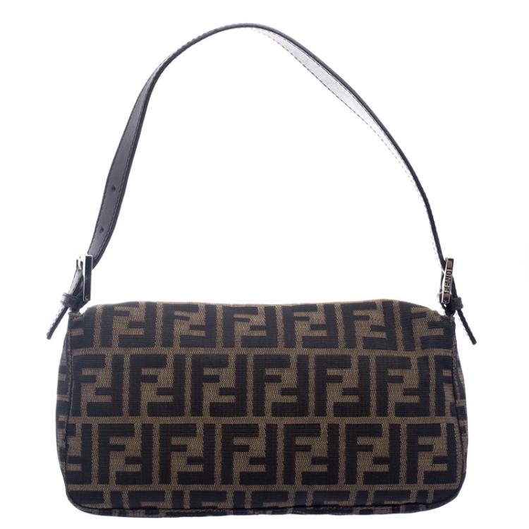 Fendi Tobacco Zucca Canvas Mama Baguette Shoulder Bag Fendi | The ...