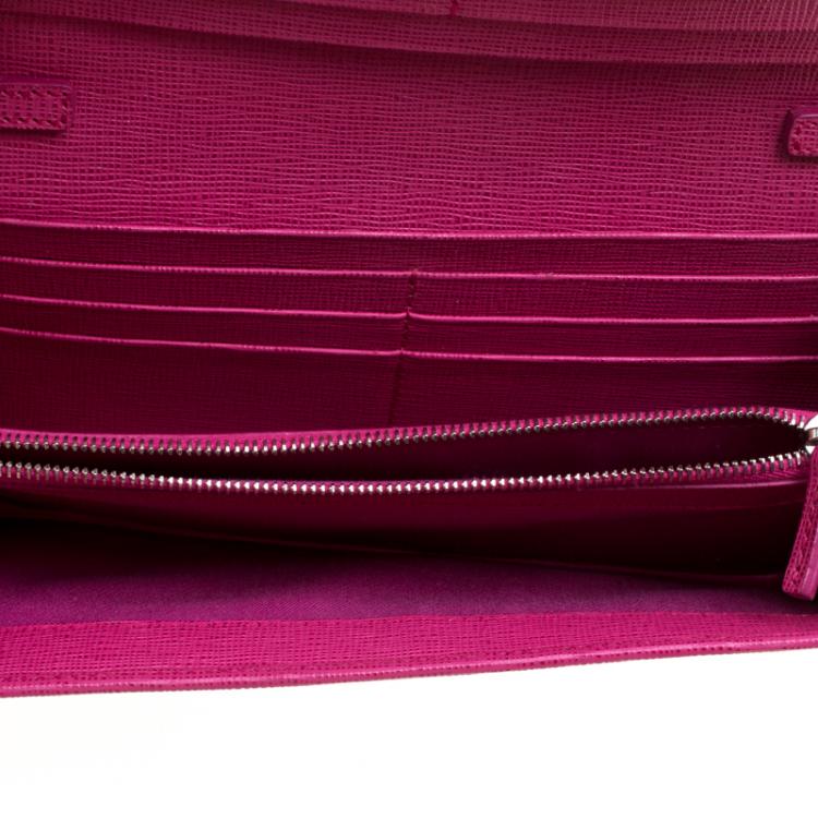 Pre Owned Fendi Multicolor Leather Elite Monster Wallet On Chain