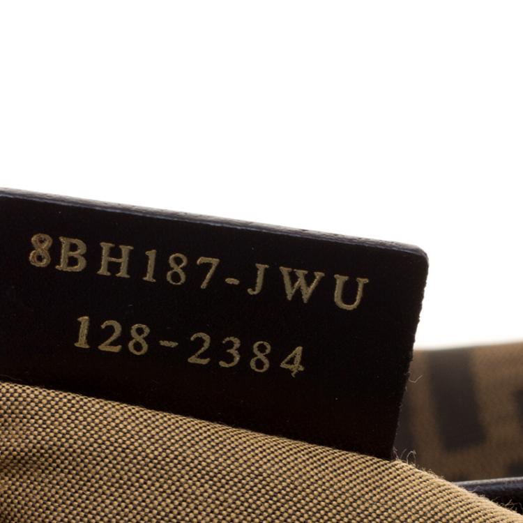 Pre Owned Fendi Tobacco Zucca Canvas Chef Shopper Tote