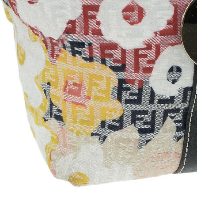 Pre Owned Fendi Floral Forever Shopping Tote