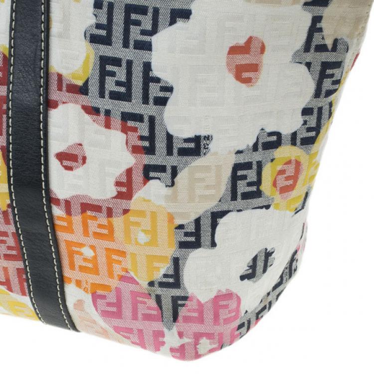 Pre Owned Fendi Floral Forever Shopping Tote