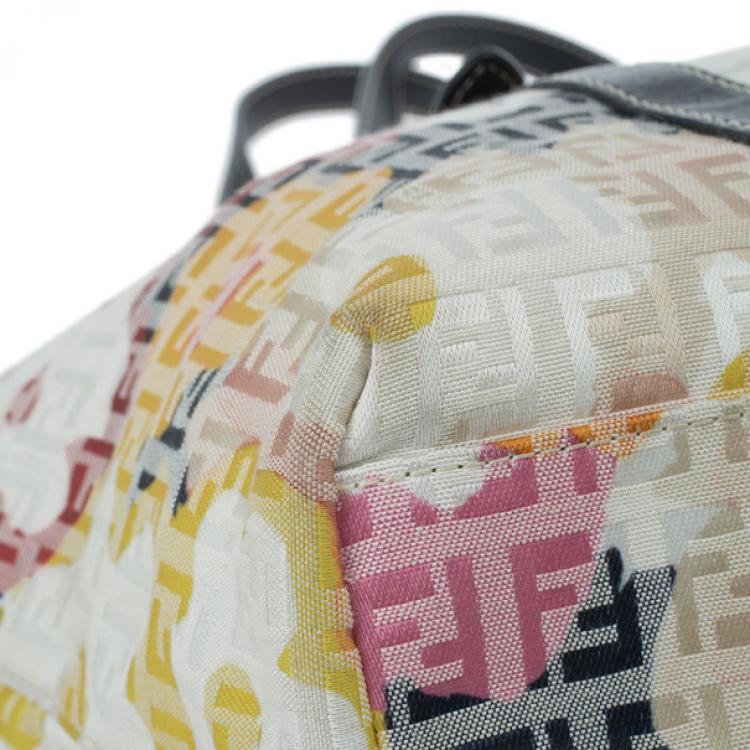 Pre Owned Fendi Floral Forever Shopping Tote