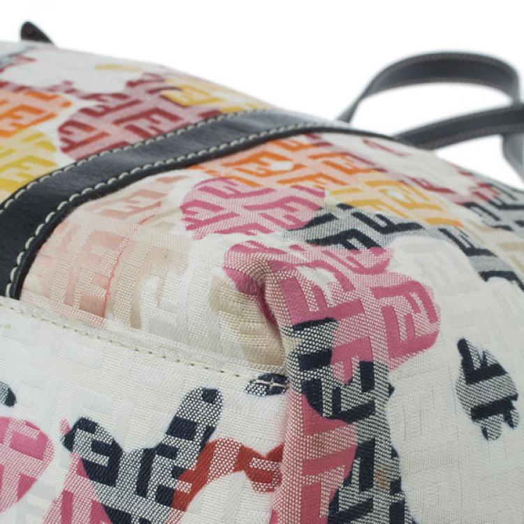 Pre Owned Fendi Floral Forever Shopping Tote