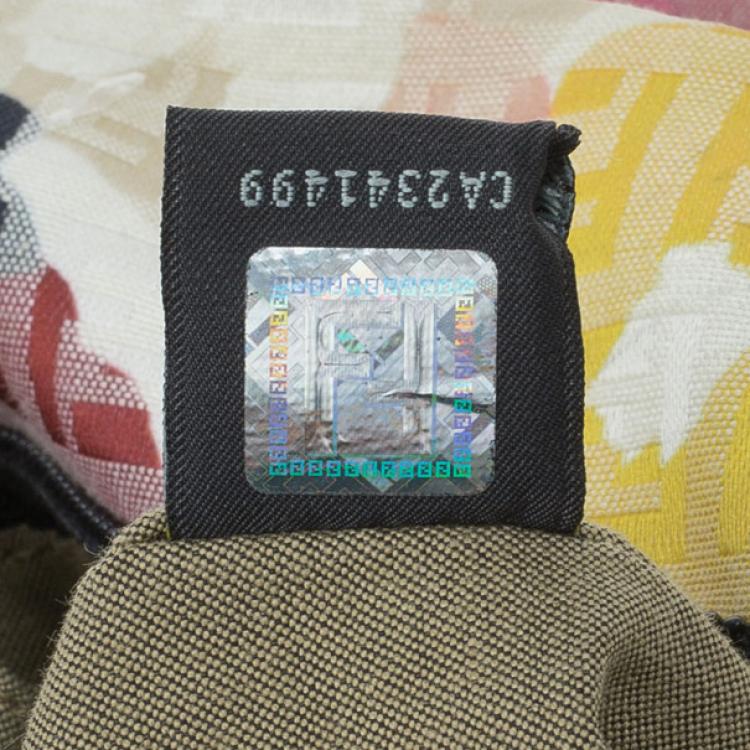 Pre Owned Fendi Floral Forever Shopping Tote