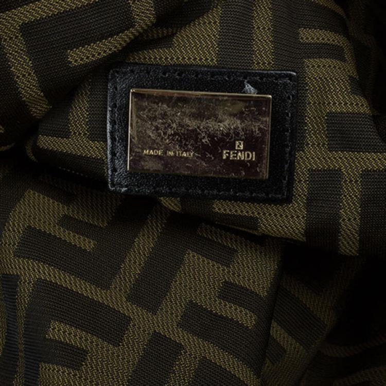 Pre Owned Fendi Multicolor Coated Canvas Spy Bag