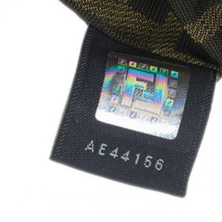 Pre Owned Fendi Multicolor Coated Canvas Spy Bag