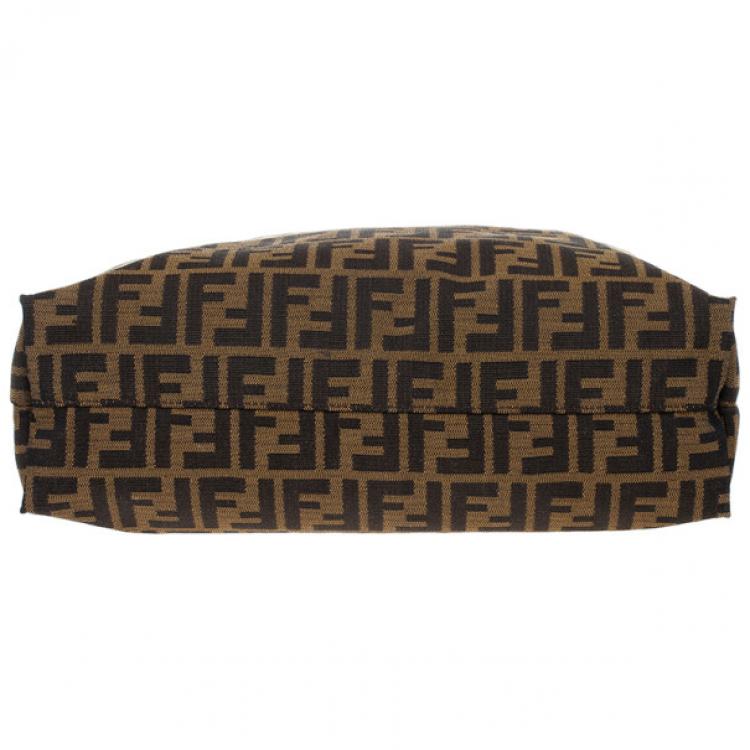 Pre Owned Fendi Brown Vertical Chef Shopping Bag