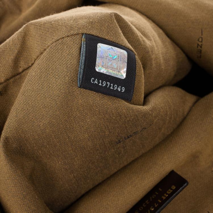 Pre Owned Fendi Brown Vertical Chef Shopping Bag