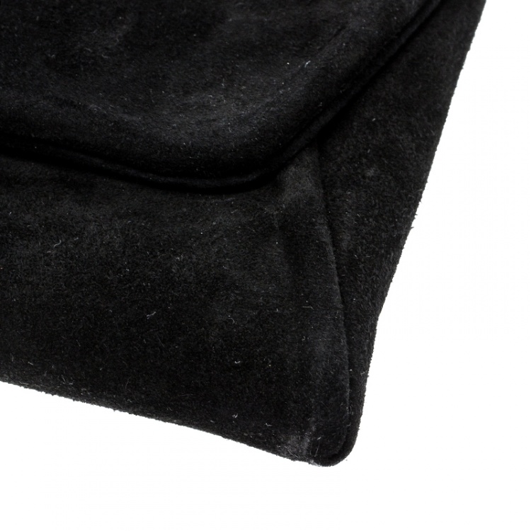 Pre Owned Fendi Black Suede Clutch