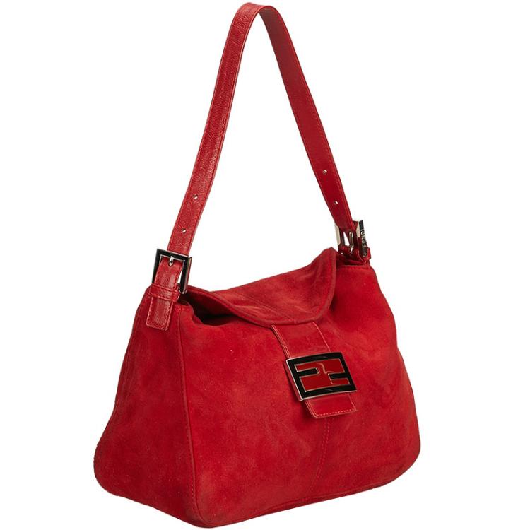 fendi red shoulder bag