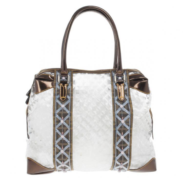 Pre Owned Fendi Translucent Hologram B.Mix Bag