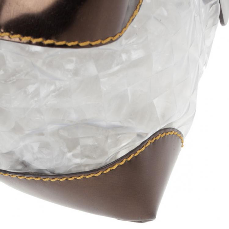 Pre Owned Fendi Translucent Hologram B.Mix Bag