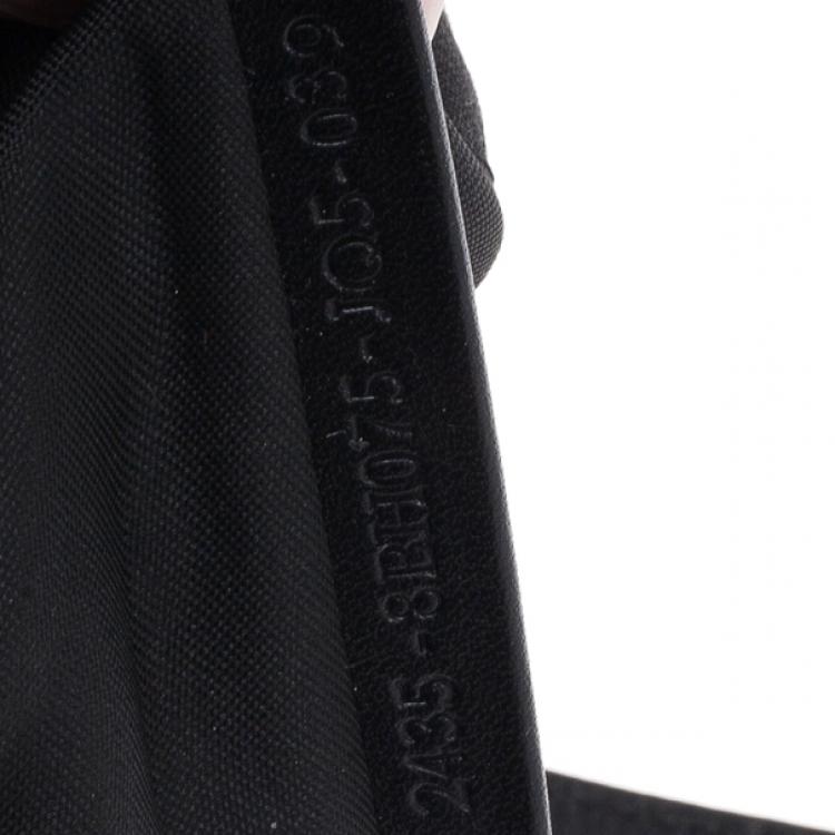 Pre Owned Fendi Black Mini Zucca Tote