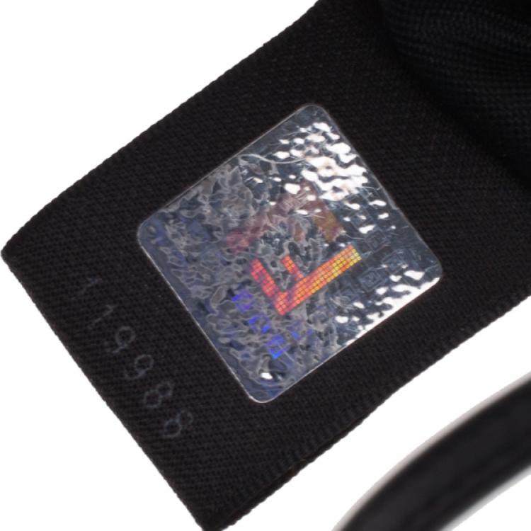 Pre Owned Fendi Black Mini Zucca Tote