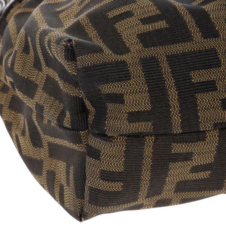 Pre Owned Fendi Chef Zucca Shoulder Bag