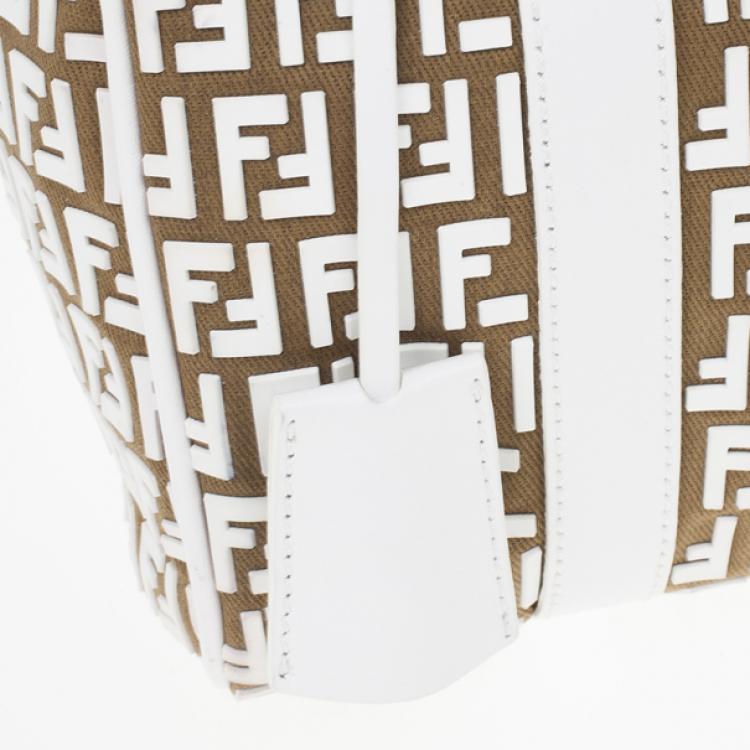 Pre Owned Fendi Forever Bauletto Small Boston Bag