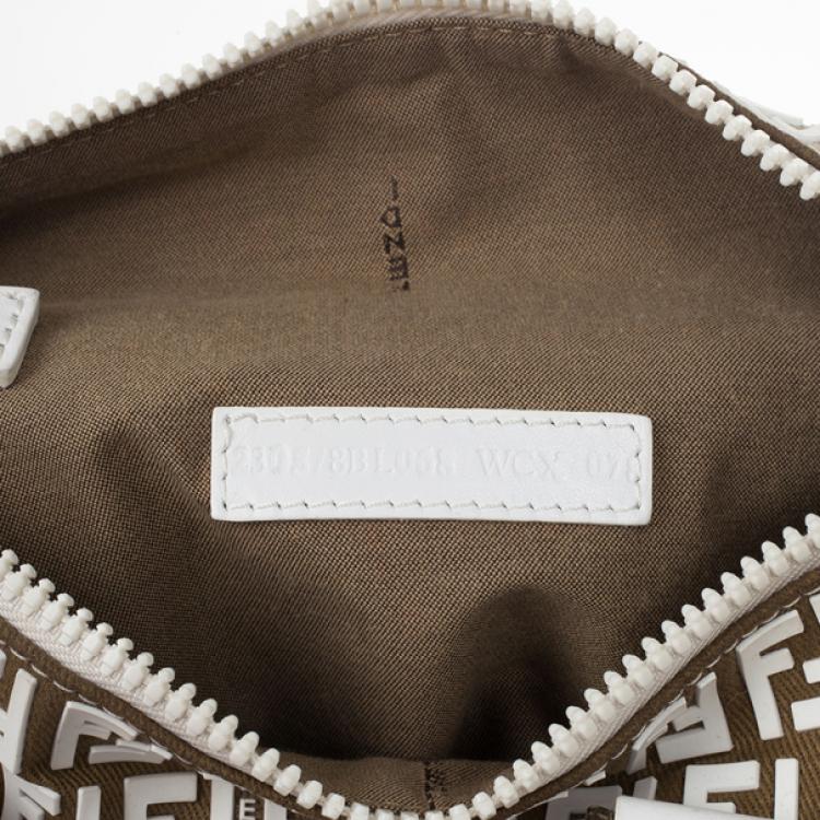 Pre Owned Fendi Forever Bauletto Small Boston Bag