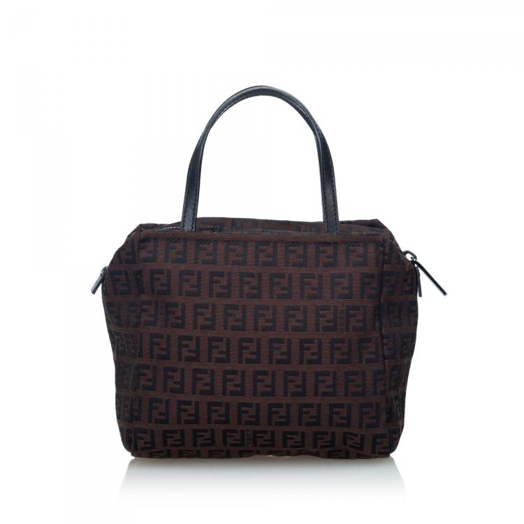 مملوكة مسبقًا Fendi Brown Zucchino Canvas Everyday Bag